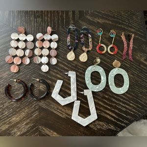 7 Pairs of Earrings